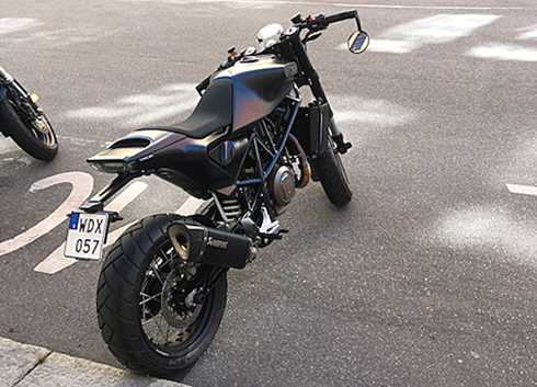 Husqvarna Vitpilen 701 stulen i Stockholm